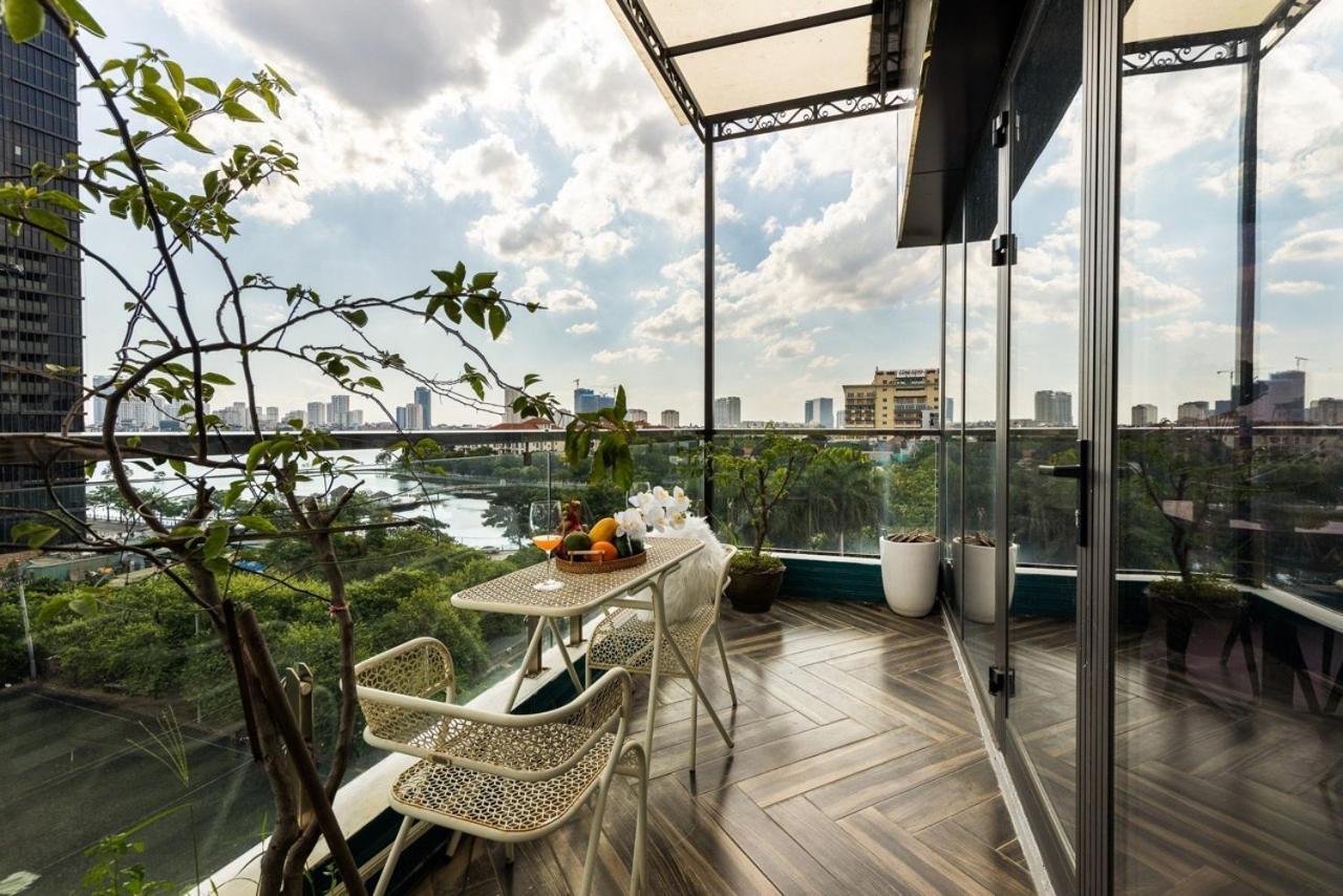 M Apartment Lakeside - Cara Rustic Hanoi Eksteriør billede