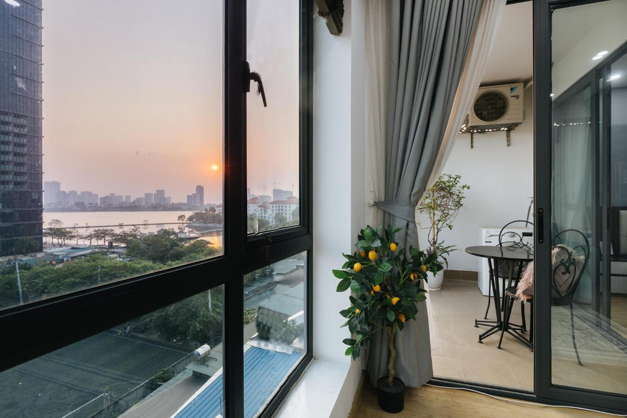 M Apartment Lakeside - Cara Rustic Hanoi Eksteriør billede
