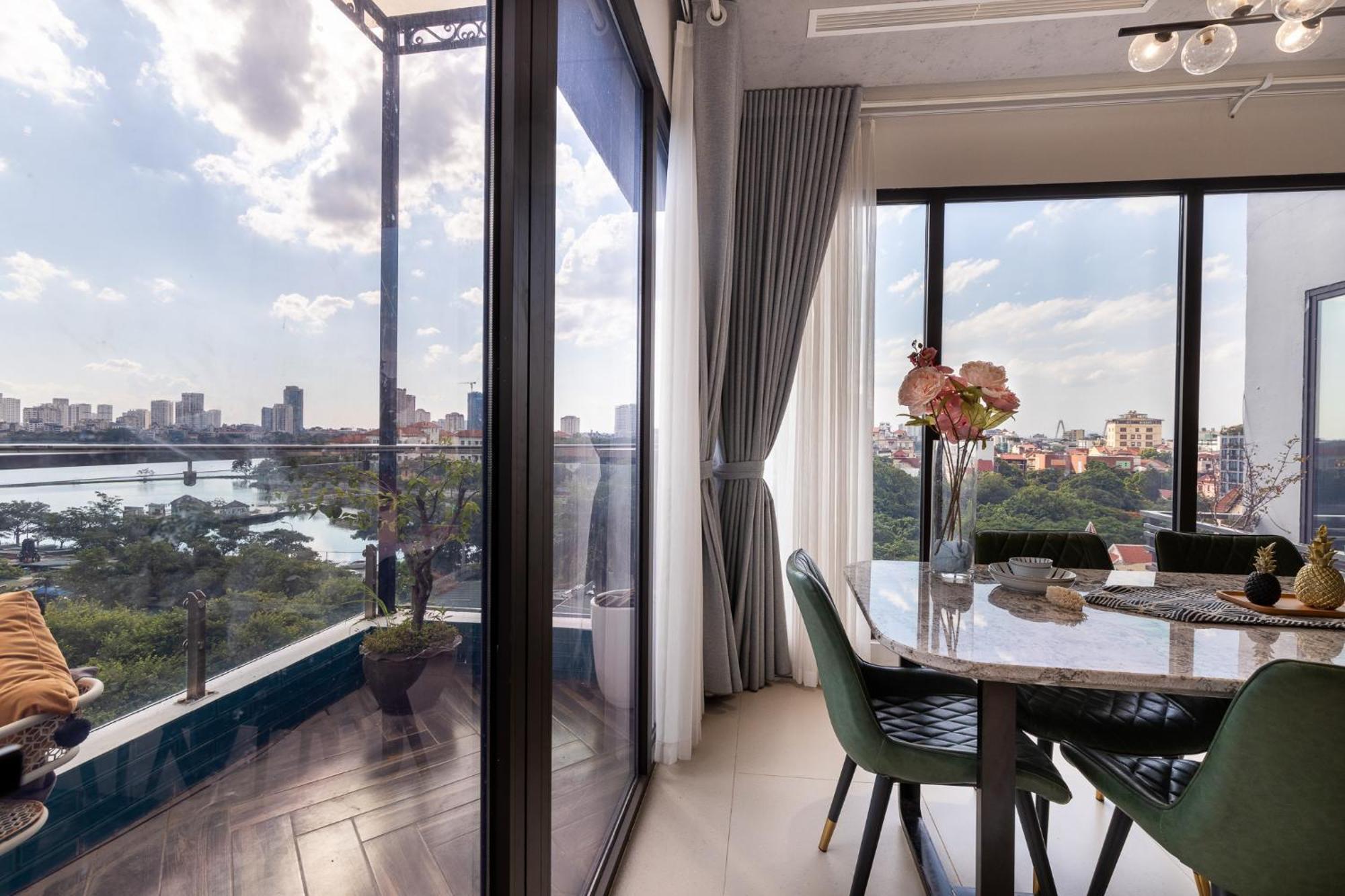 M Apartment Lakeside - Cara Rustic Hanoi Eksteriør billede